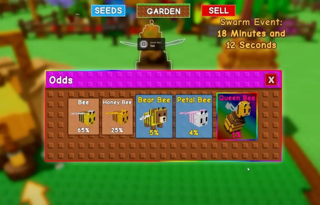 Bizzy Bees event showing hive farming and honey production system