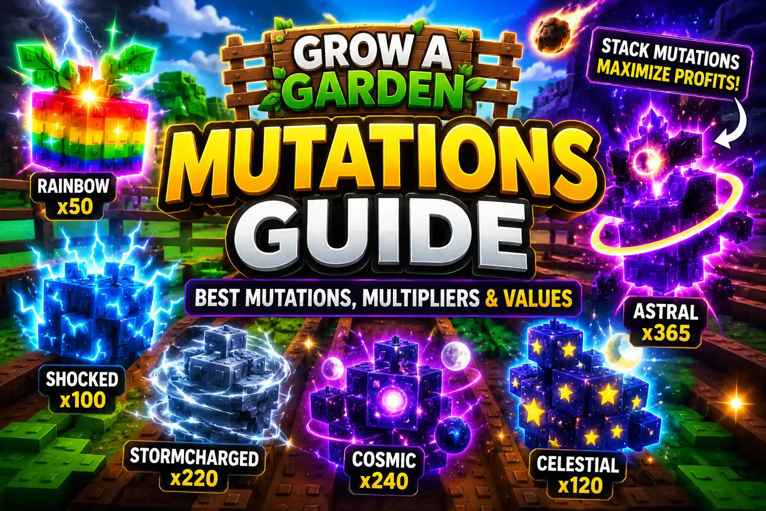 Grow a Garden Mutations Guide – Best Mutations, Multipliers & Mutation Values