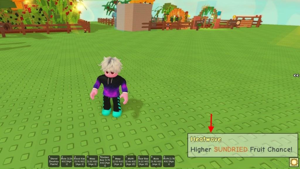 All permanent weather events in Grow a Garden