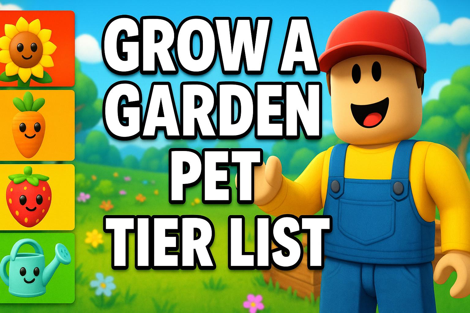 Grow a Garden Pets Tier List 2026 – Best Pets Ranked