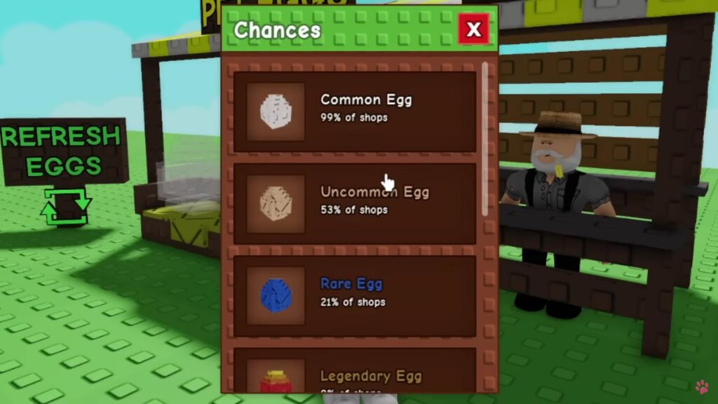 Grow a Garden Tier 2 Egg Shop and Pet Incubator