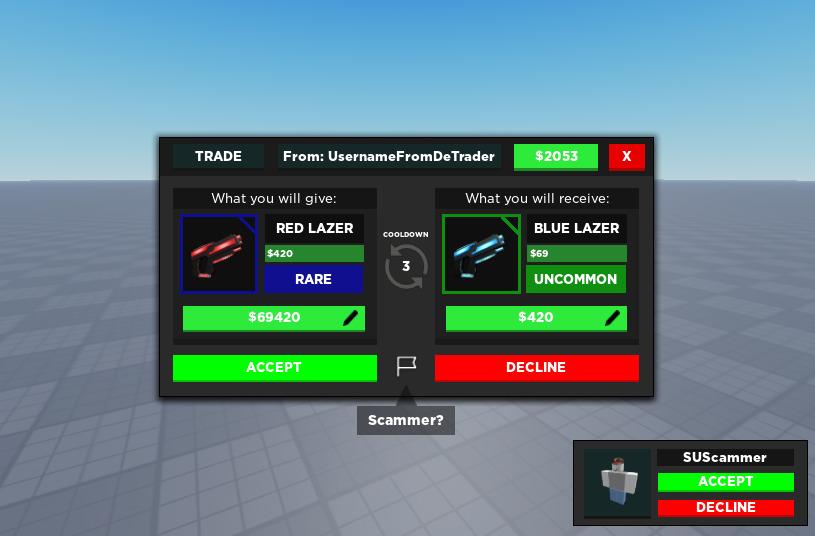Brainrot trading scam warning trust trade fake giveaway switch scam prevention guide Roblox
