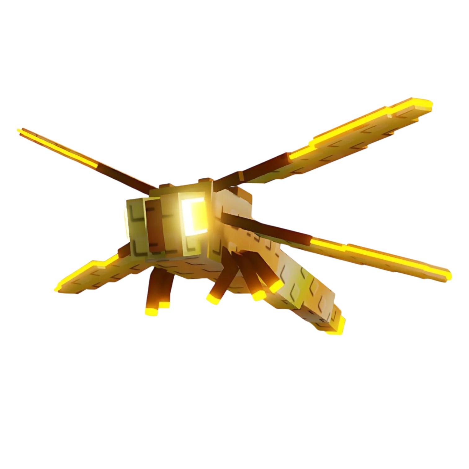 Dragonfly Mooncat Raccoon and Queen Bee pet combo in Grow a Garden.