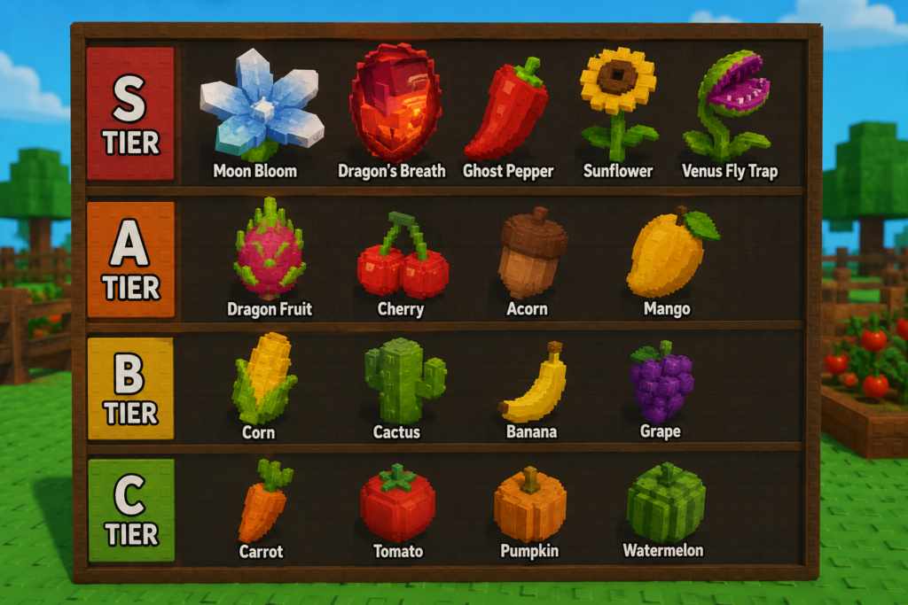 Best Seeds in Grow a Garden 2 (Tier List)