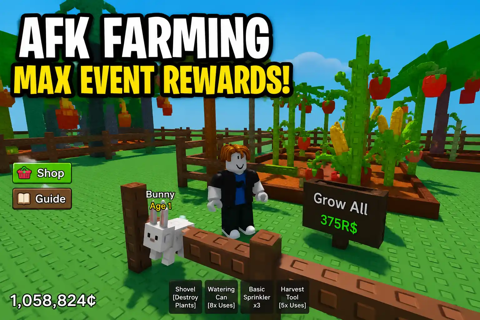 Grow a Garden AFK Farming Guide (2026): Infinite Macro Strategies for Maximum Event Rewards.