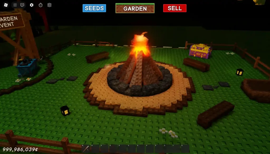 Campfire in Grow a Garden