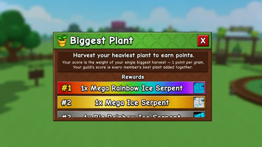Big, Mega, and Rainbow Ice Serpent Variants