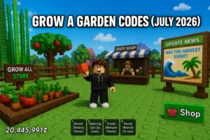 Grow a Garden Codes (July 2026)