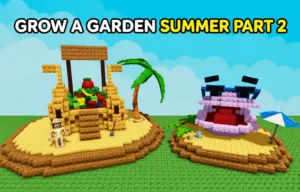 Grow a Garden Summer Event Part 2 update banner showing new Tidal pets