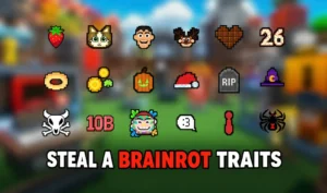 Steal a Brainrot Traits Guide (July 2026): Every Trait, Real Multipliers & How Farming Actually Works