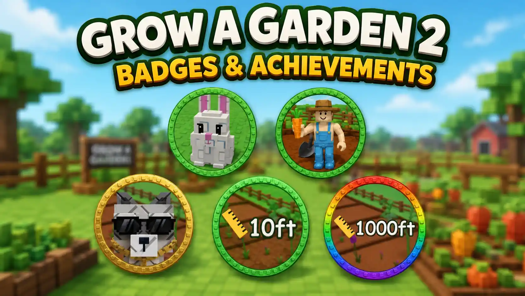 Grow a Garden 2 Badges & Achievements Guide (2026): All 23 Badges & How to Unlock Them