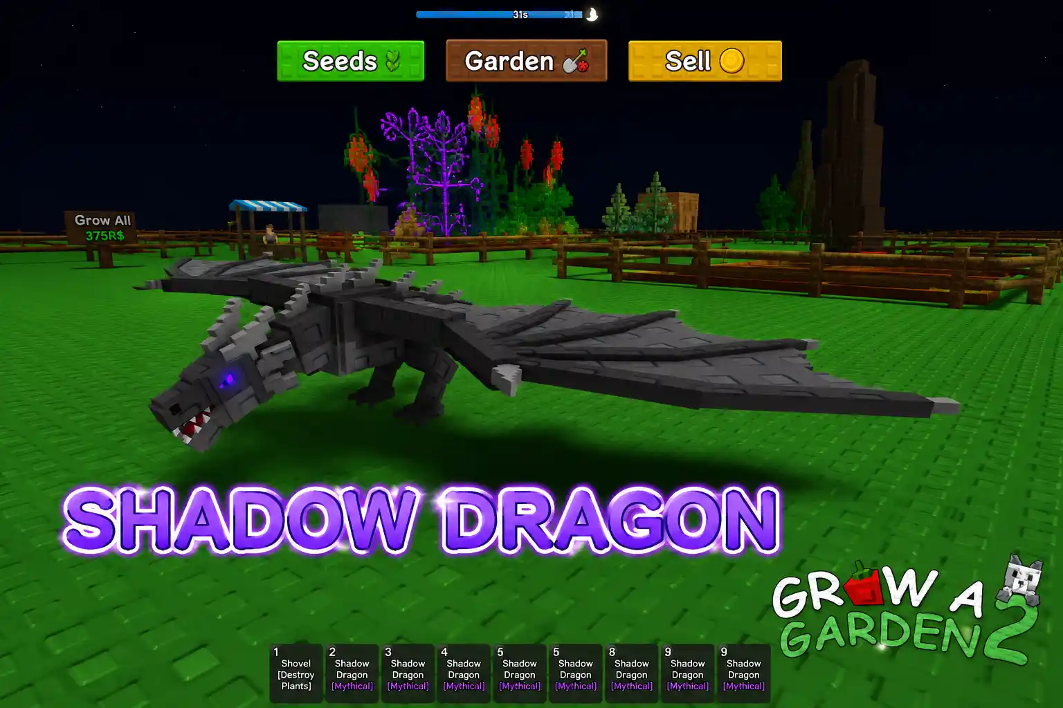 Grow a Garden 2 Shadow Dragon: Ability, Veil Mutation, Release Status & Everything Confirmed So Far