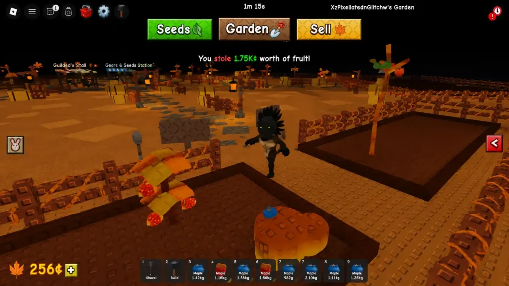 Werewolf Can Steal Inside Fall Harvest World