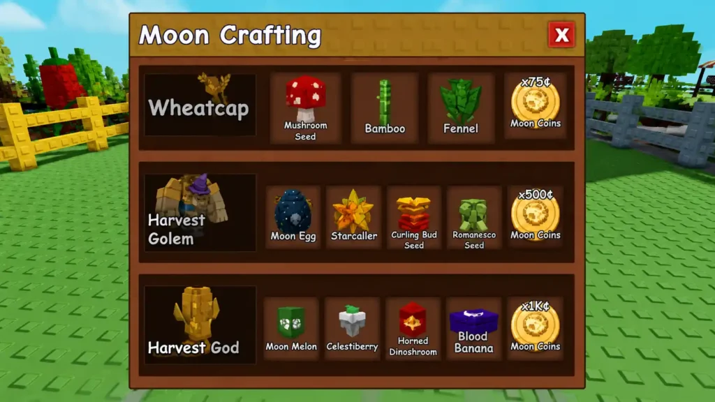 Grow a Garden Harvest Golem Recipe: How to Unlock and Craft It