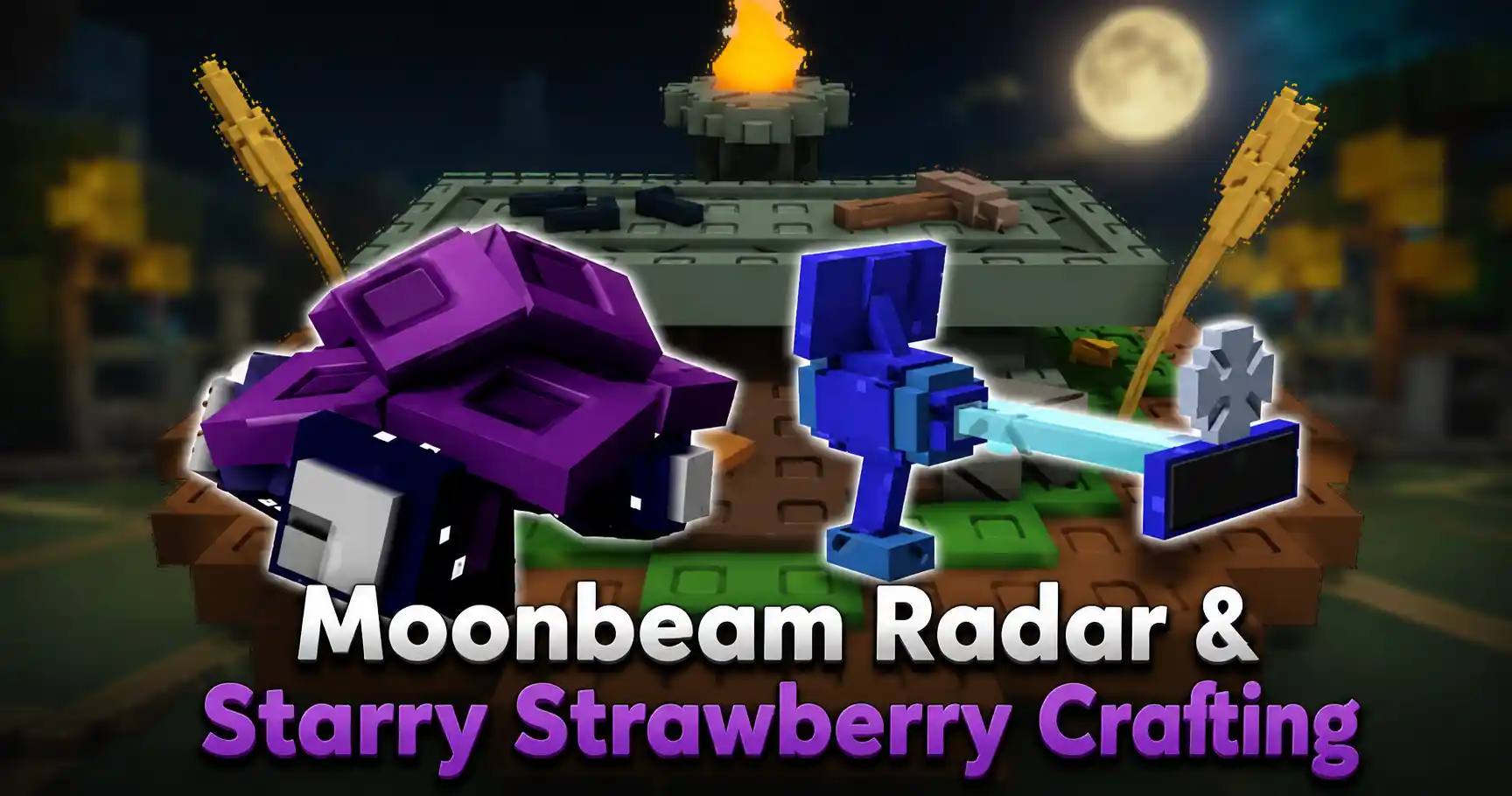 How to Get the Moonbeam Radar & Starry Strawberry in Grow a Garden 2026 (Moon Crafting Explain)