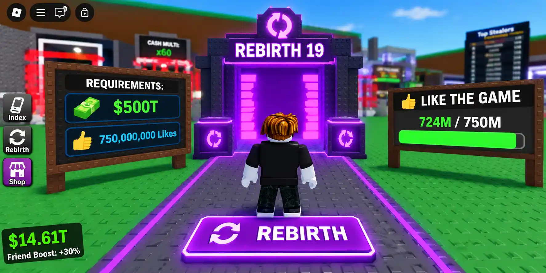 How to Unlock Rebirth 19 in Steal a Brainrot: Requirements & Rewards