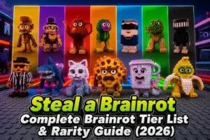 Steal a Brainrot Complete Brainrot Tier List and Rarity Guide 2026