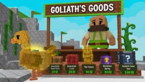 Goliath's Goods in Grow a Garden: Every Shop Item (Beanstalk Event 2026)