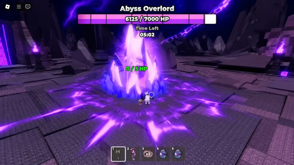 Beating the Abyss Overlord: Crystals First, Arms Second