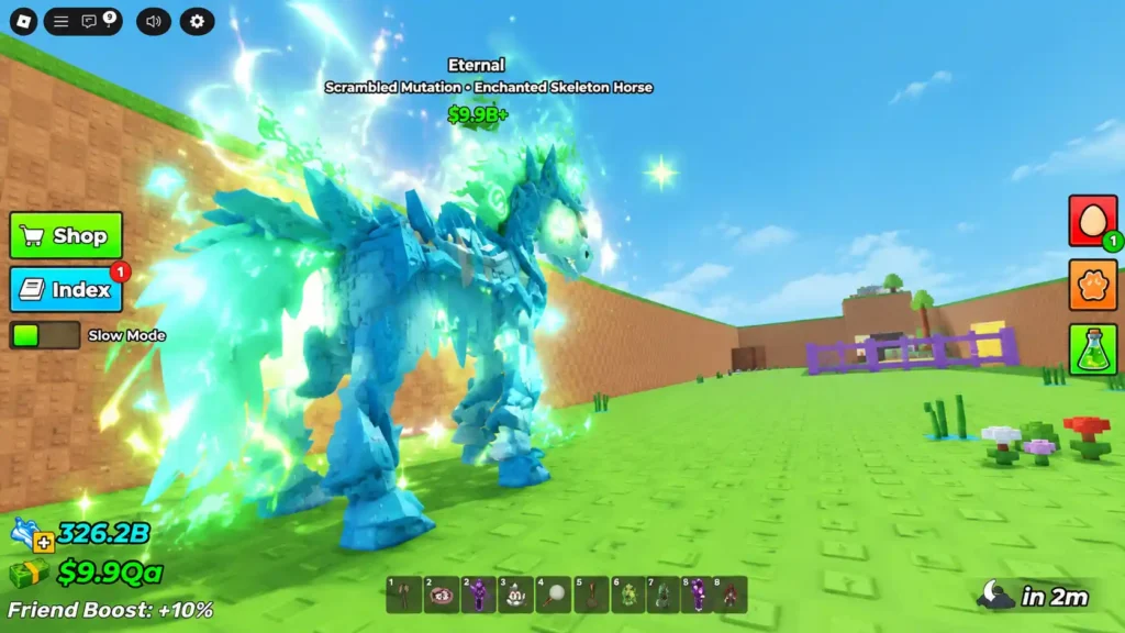 The Enchanted Mutation is a pet modifier that arrived with Update 7 and the Enchanted Forest biome