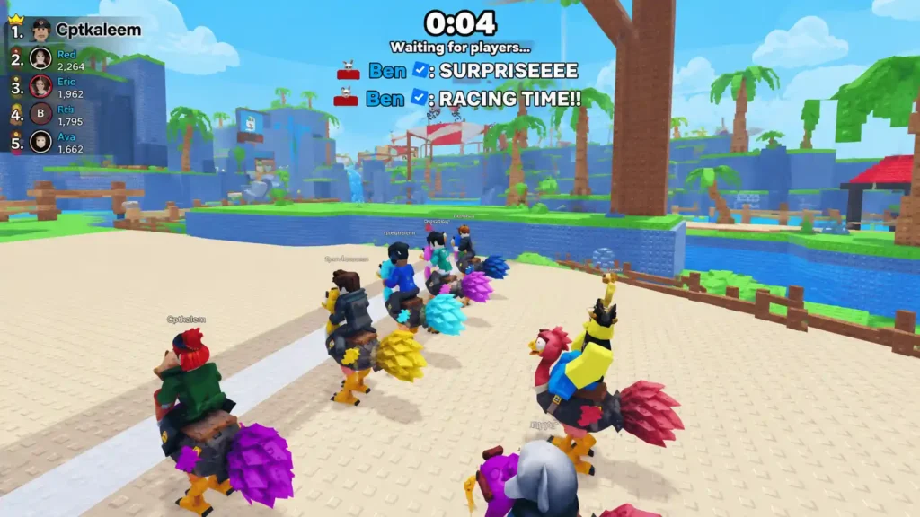 Riding does have one real use: the Racing Event