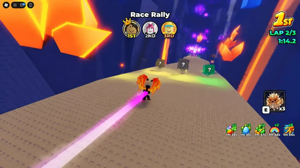 The Racing Event arrived with Update 8 alongside mounts and the Star system