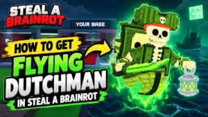 How to get Flying Dutchman in Steal a Brainrot with 0.5% Skull Lucky Block odds and $92.5M/s income